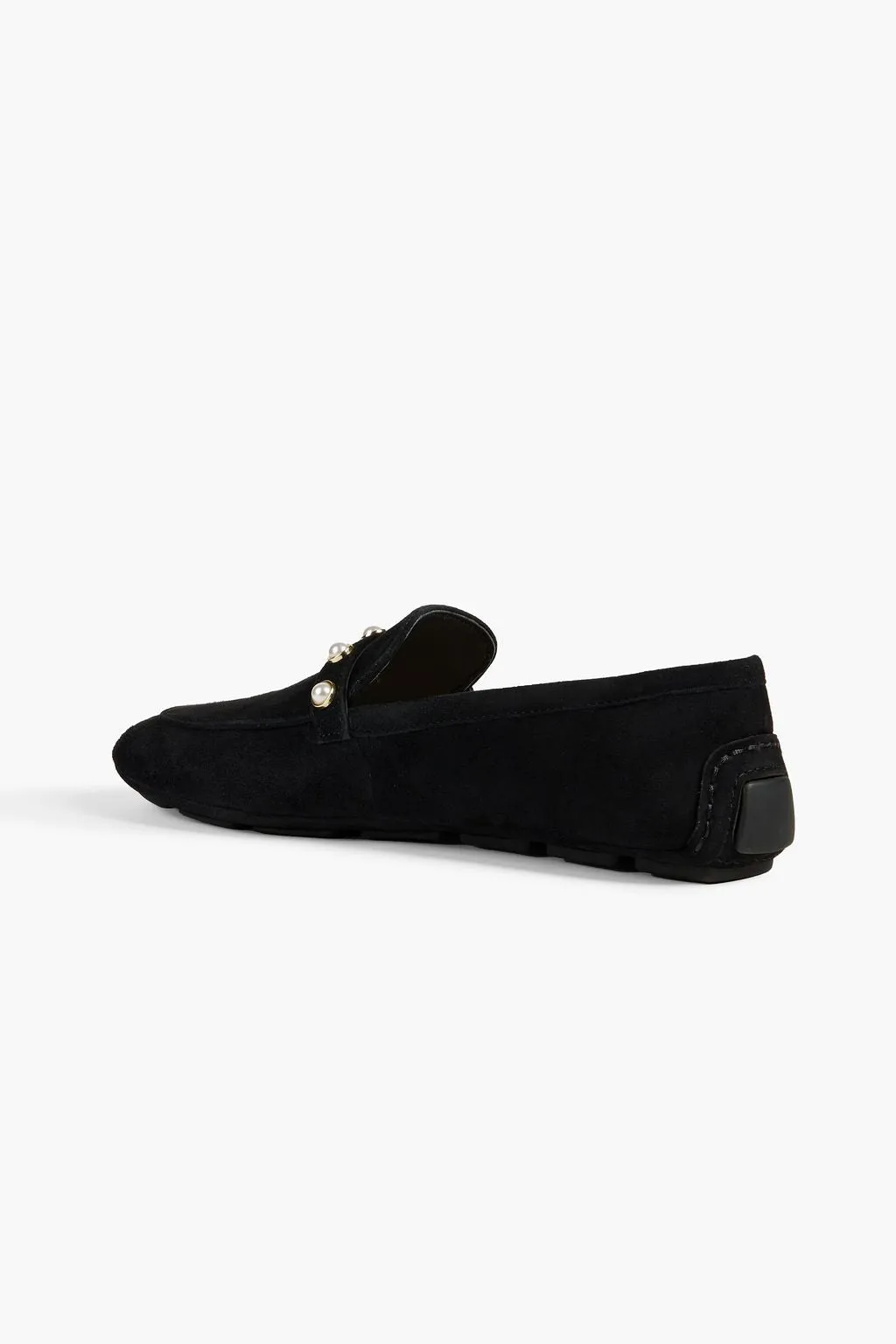 Allpearls suede loafers with embellishment STUART WEITZMAN, black