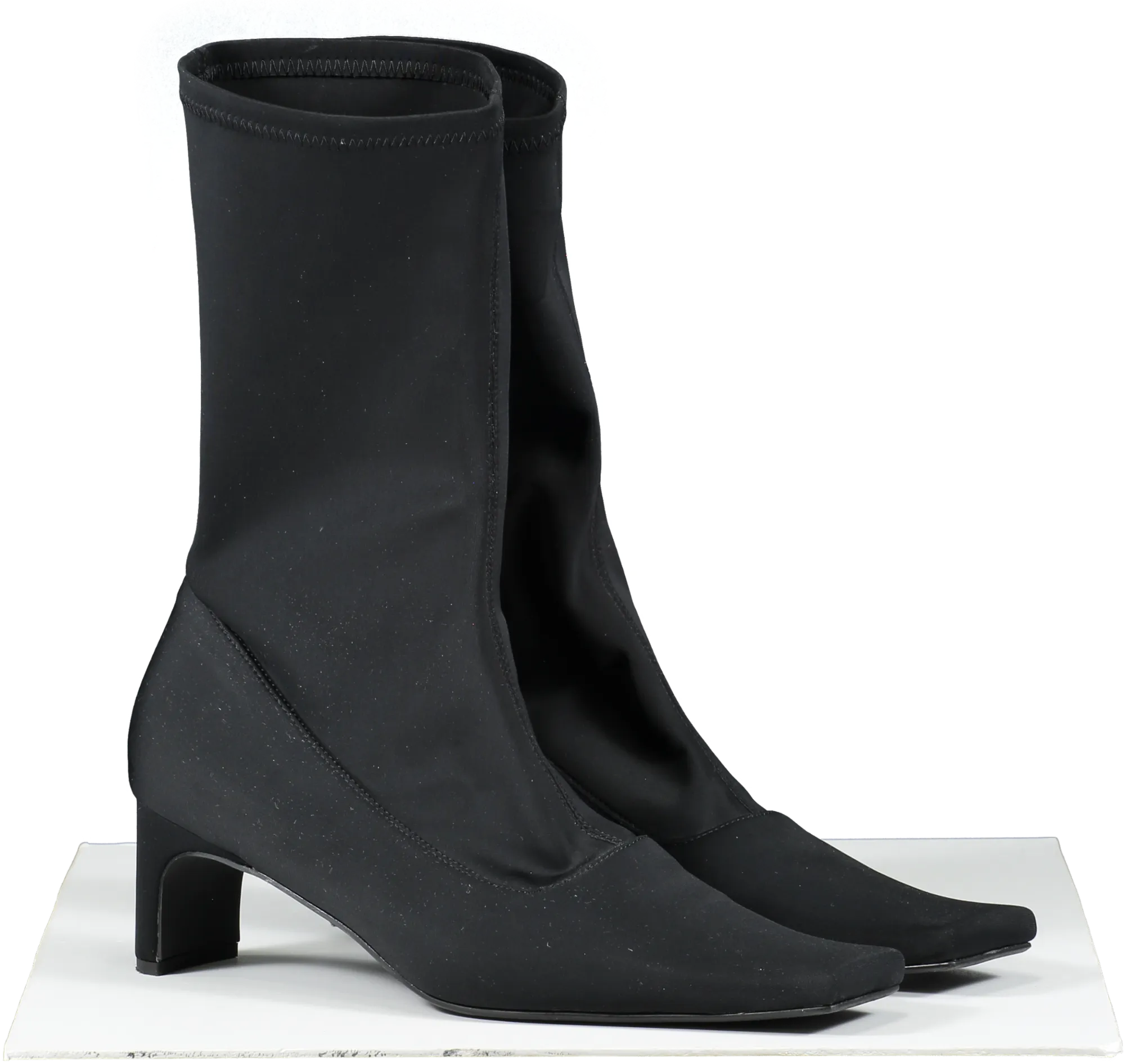 bevza Black Neoprene Sock Boots UK 6 EU 39 