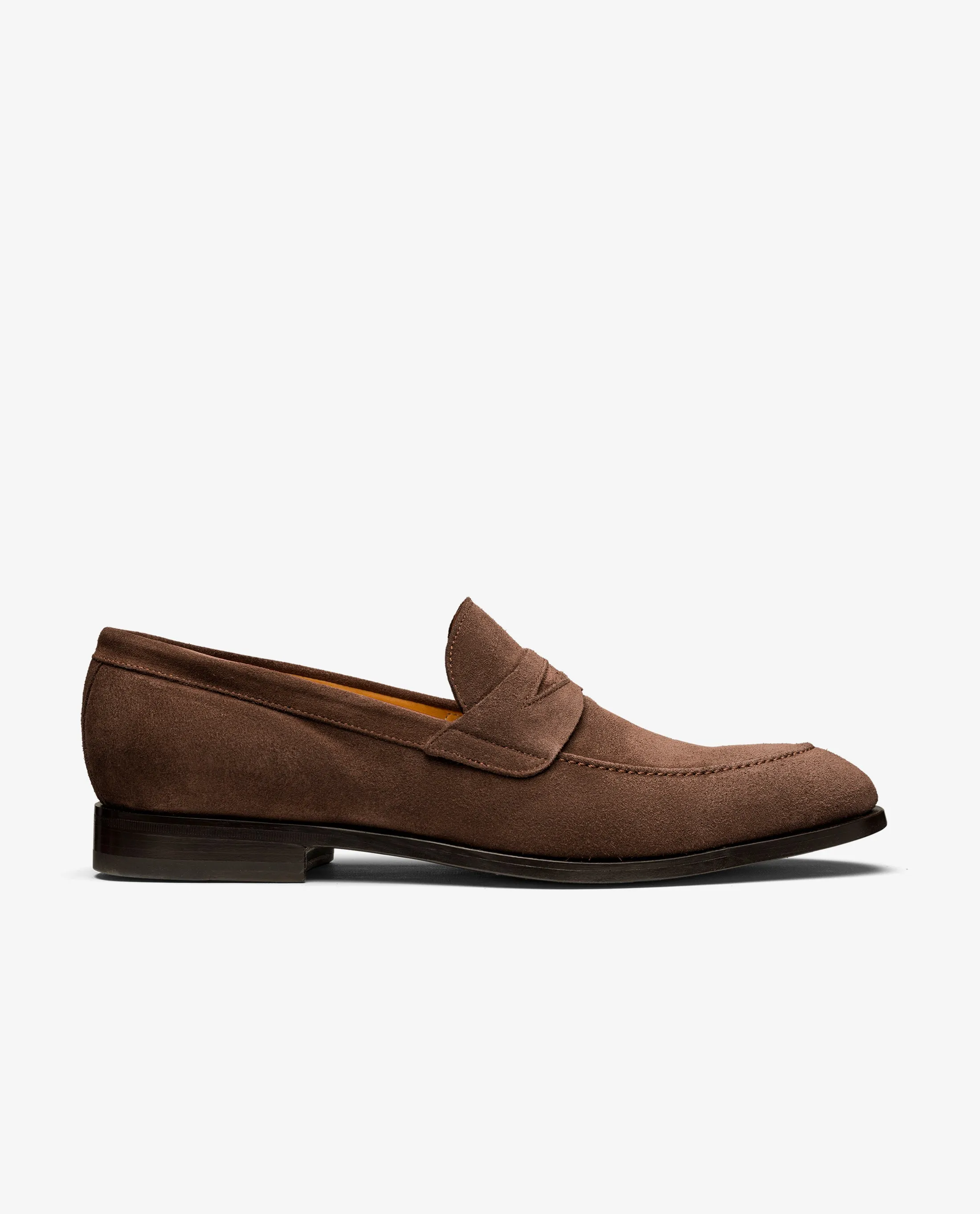 Chocolate Brown Summer Suede Blake Penny Loafers