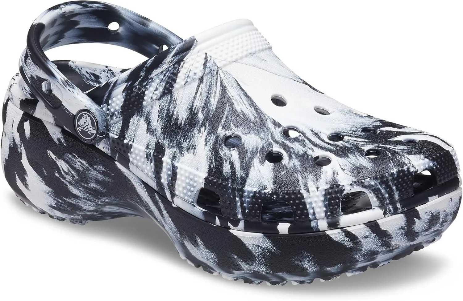 Crocs Women's Classic Platform Marbled Clog