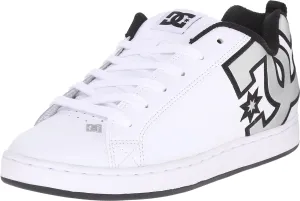 DC Women's Court Graffik White/M Silver 7 Sneakers