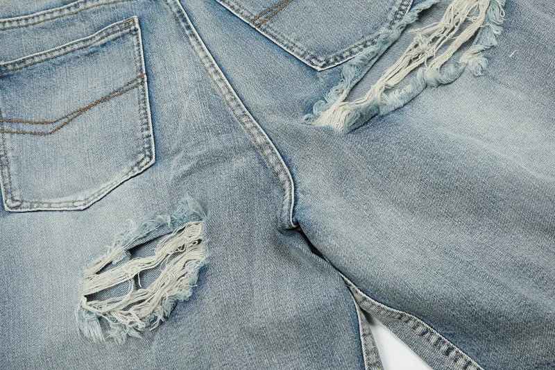 distressed denim shorts for summer