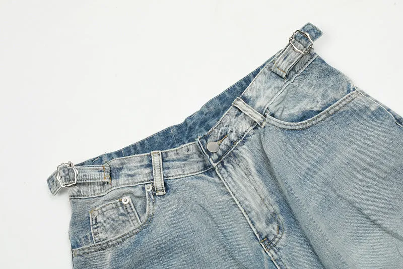 distressed denim shorts for summer