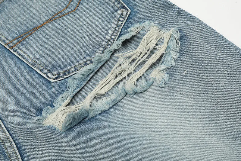 distressed denim shorts for summer