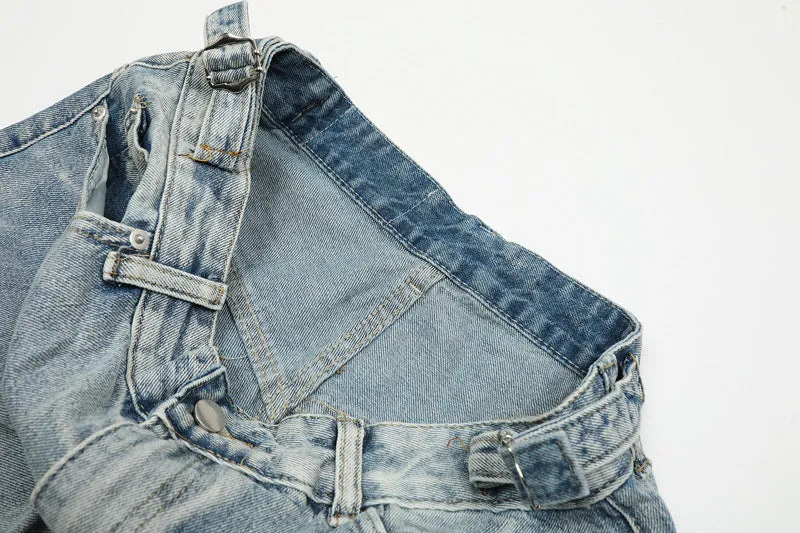 distressed denim shorts for summer