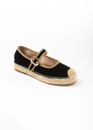 Espadrilles à boucle semelle corde
