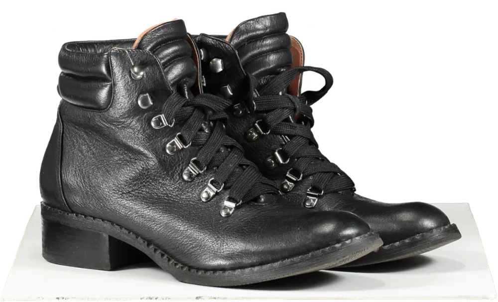 Gentle Souls Black Leather Brooklyn Ankle Boot UK 8 EU 41 