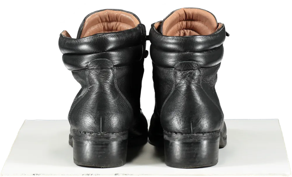 Gentle Souls Black Leather Brooklyn Ankle Boot UK 8 EU 41 