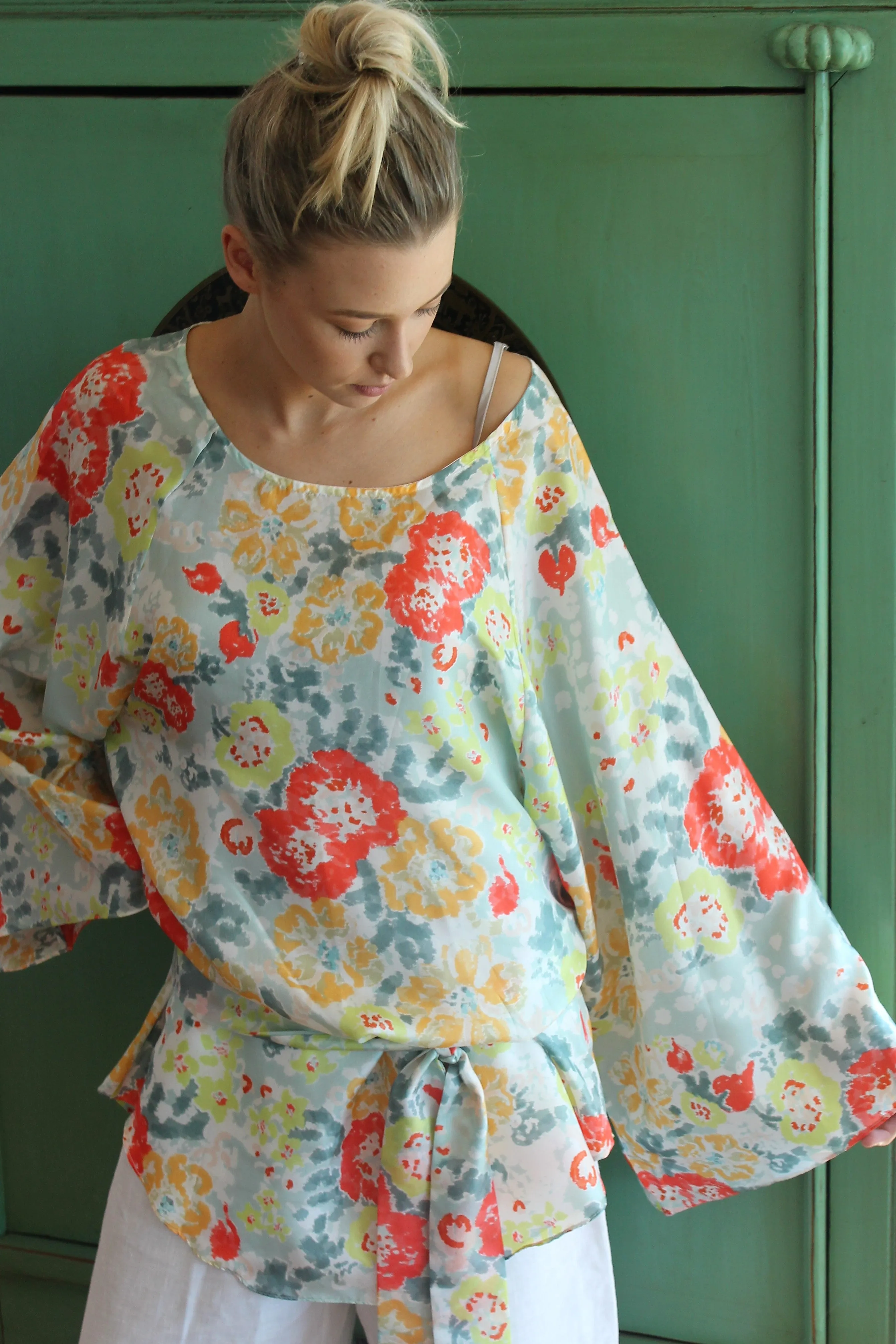 Kaftan Blouse Spring Garden -SALE