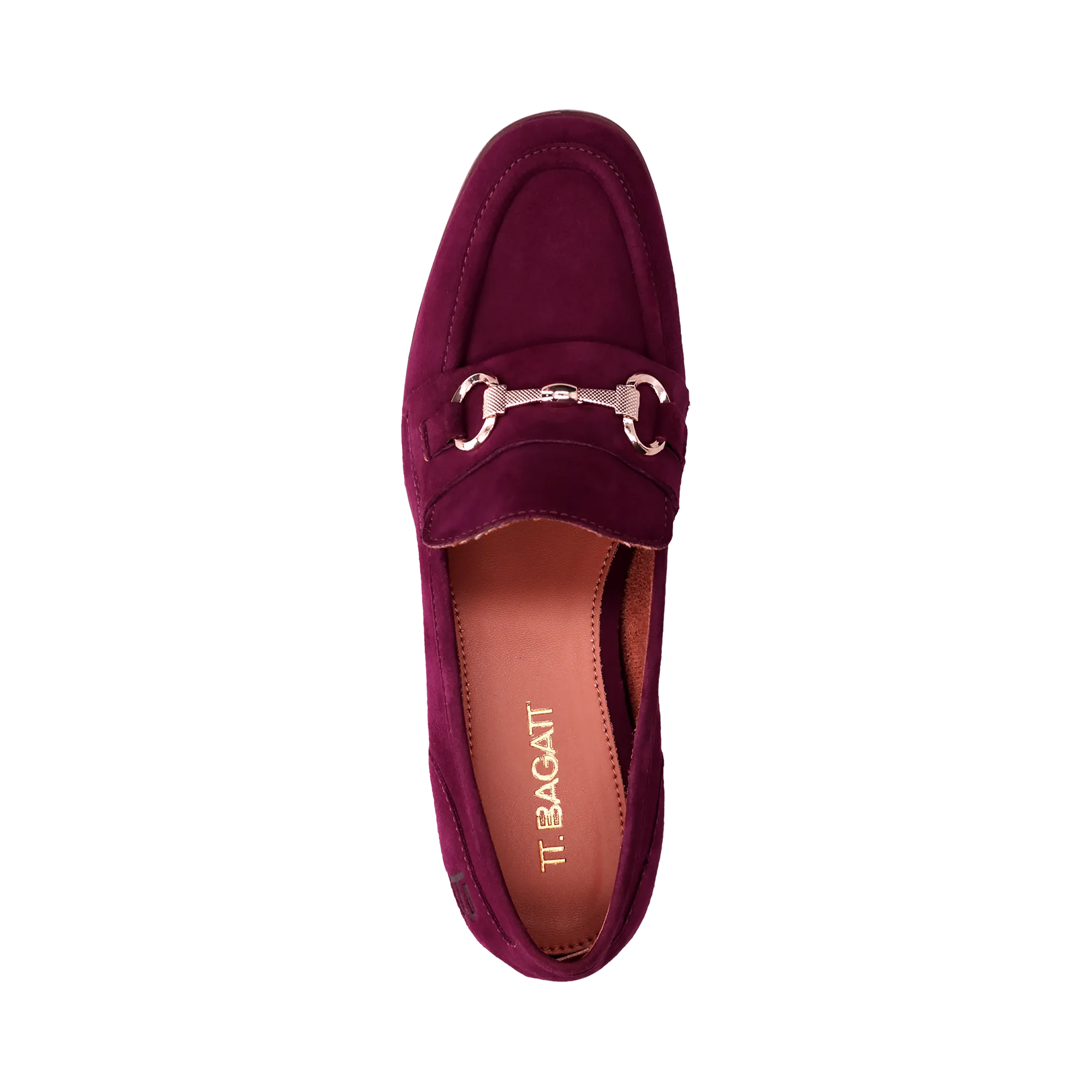 Leder Loafers bordeaux
