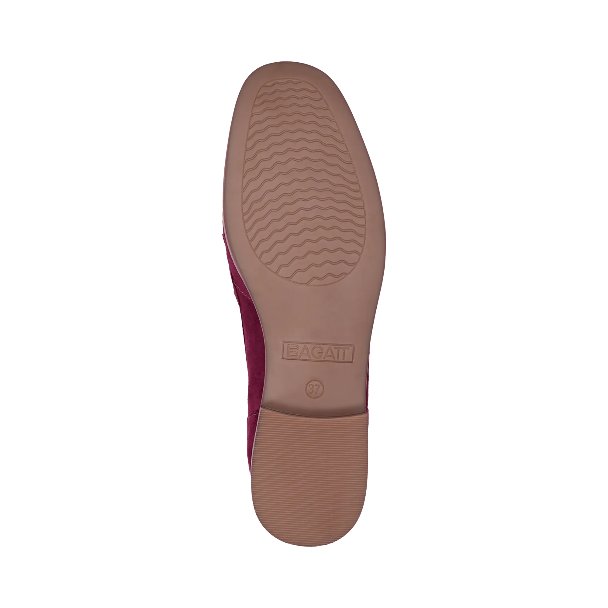 Leder Loafers bordeaux