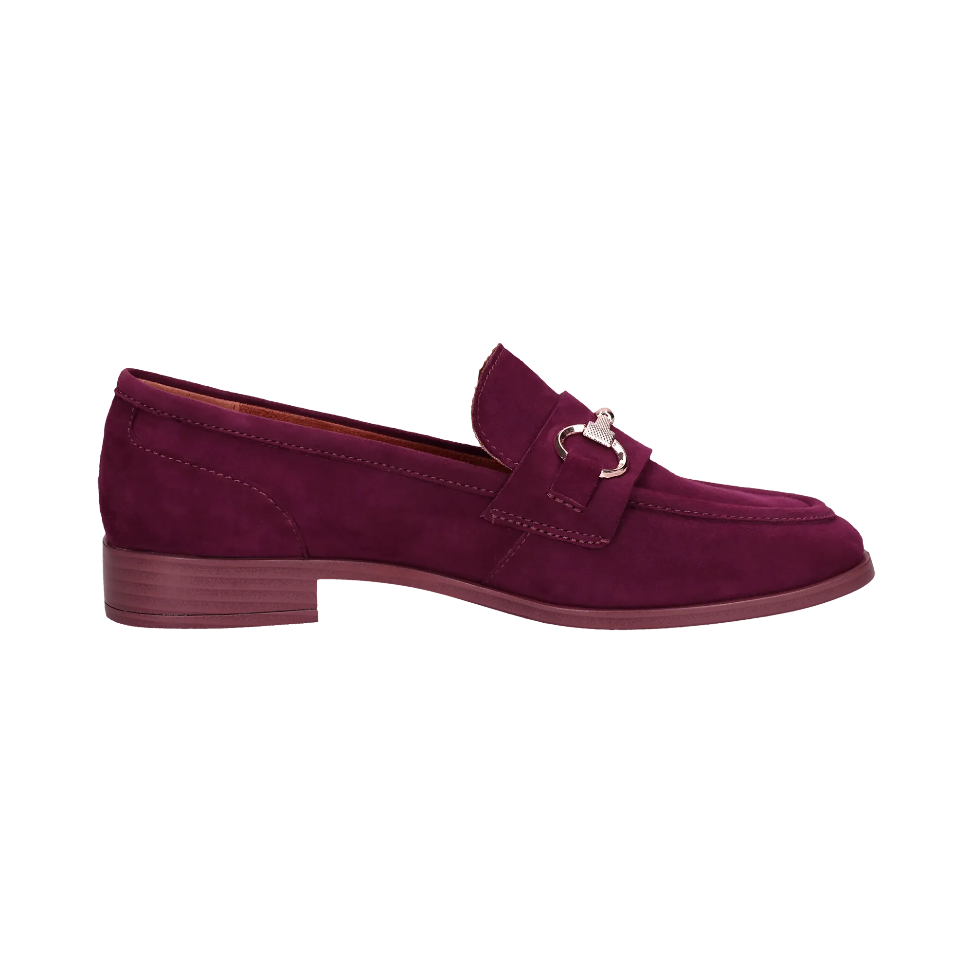 Leder Loafers bordeaux