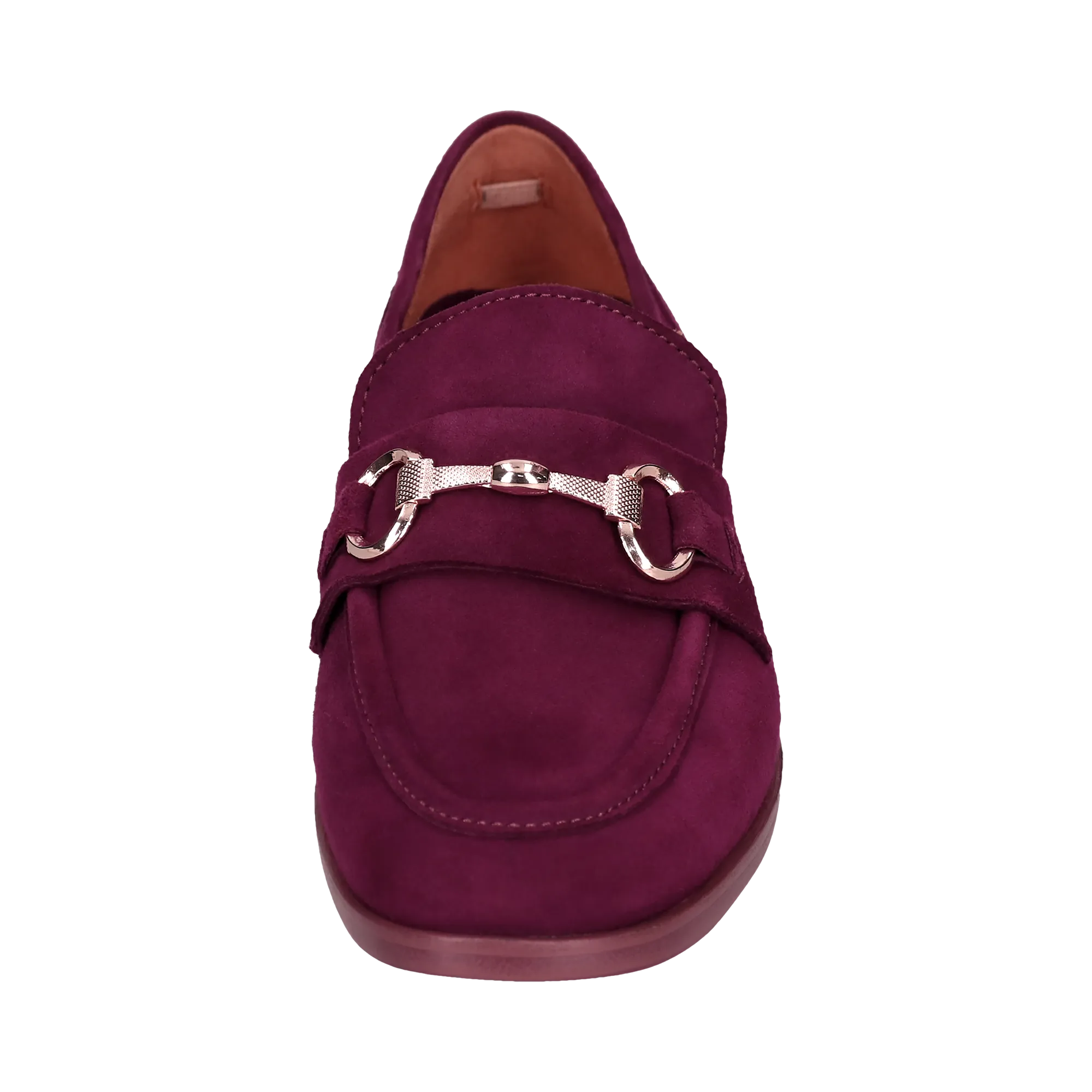 Leder Loafers bordeaux