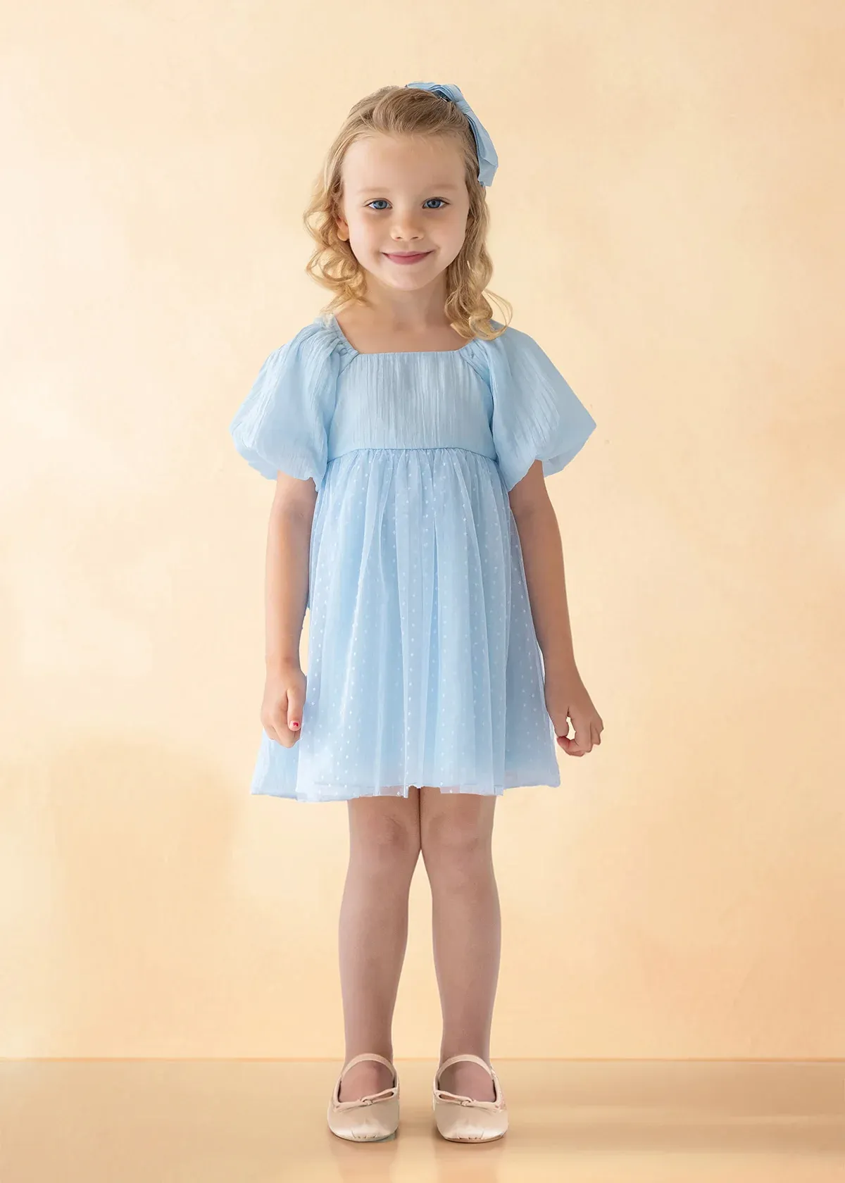 Mabel & Honey - Blue Ella Dress