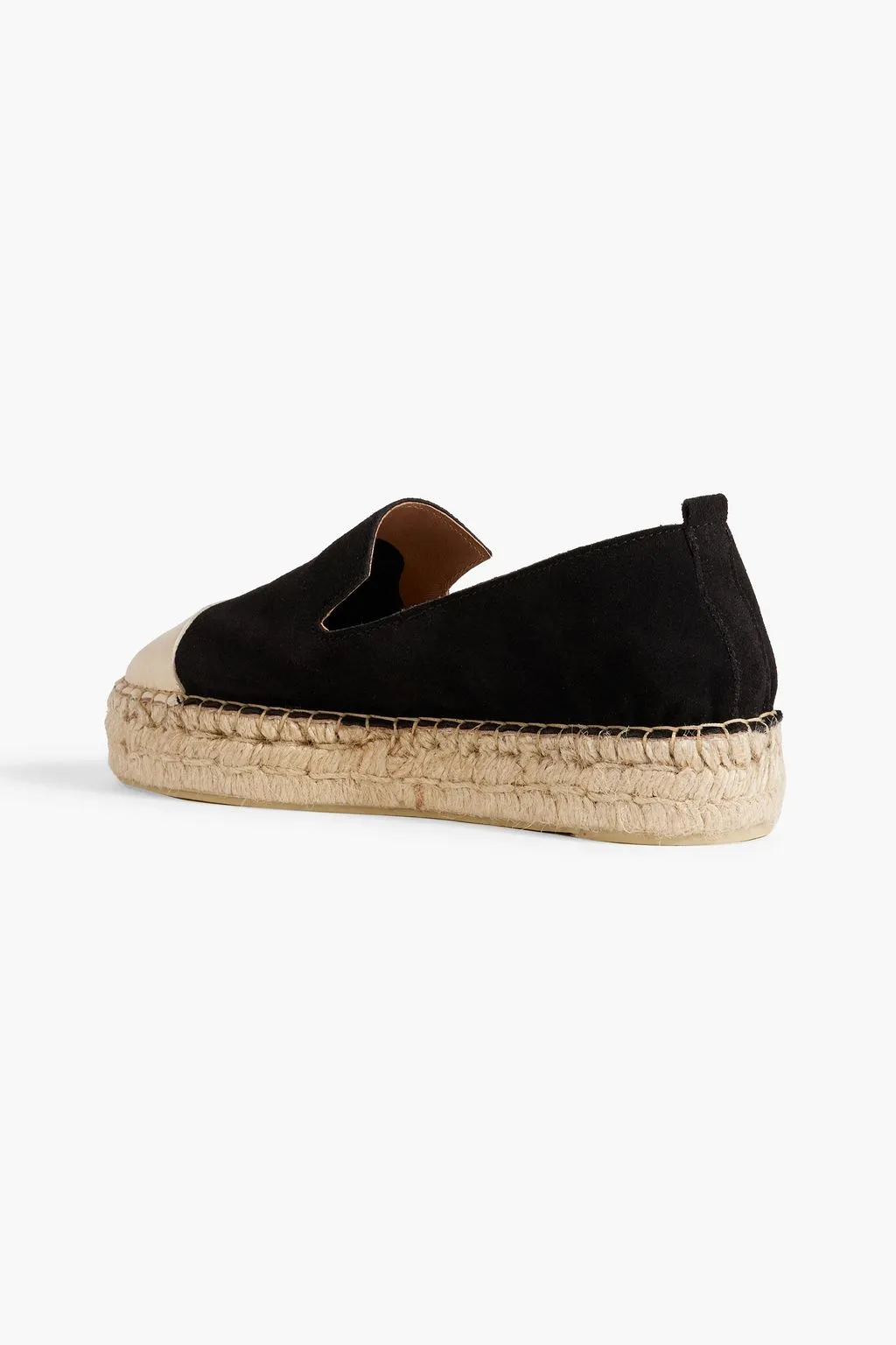 Marley espadrilles in suede and leather LAST STUDIO, black
