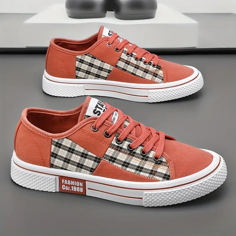 Men's Vintage Skateboard Shoes | Green Red Or Black