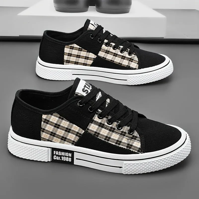 Men's Vintage Skateboard Shoes | Green Red Or Black