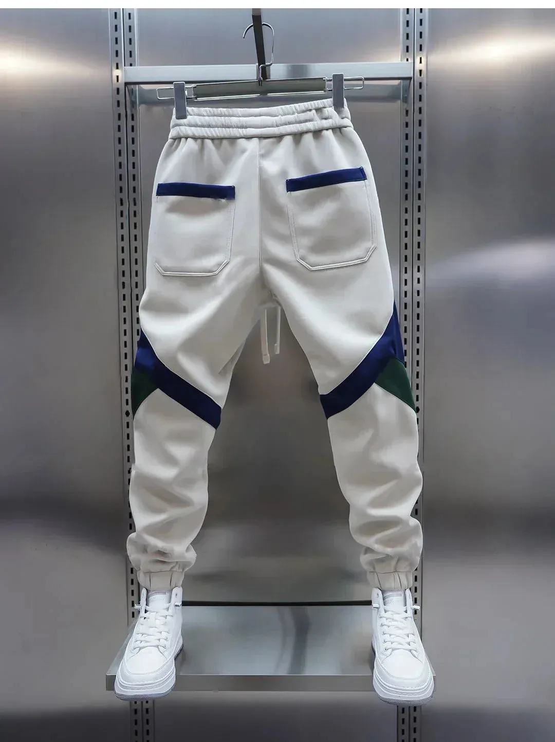 Nico Contrast Trousers  Relaxed Style with a Modern Edge