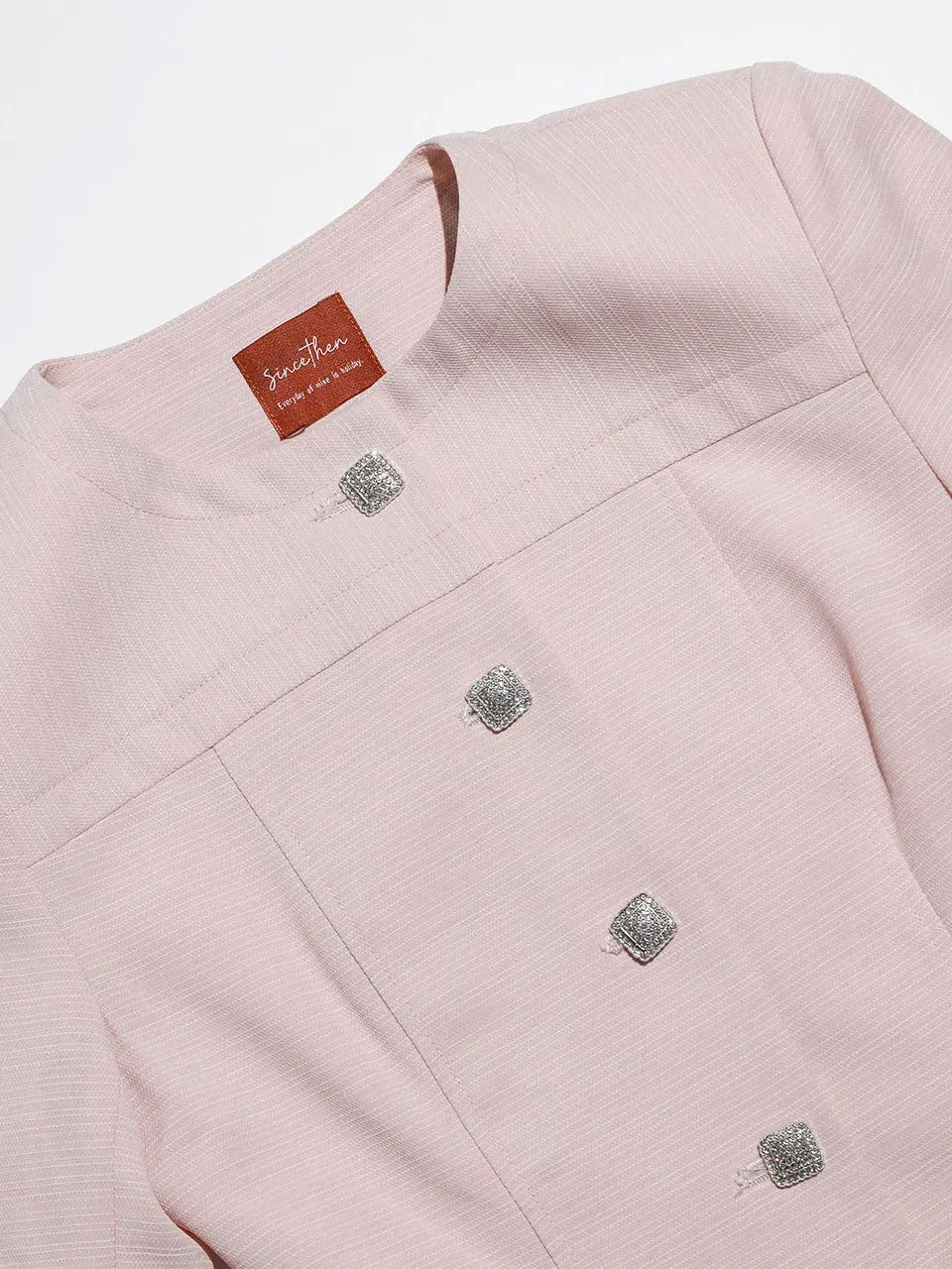 Pastel Pink Pants Set