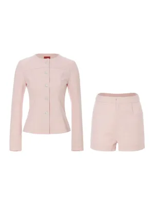 Pastel Pink Pants Set
