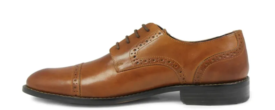 Stacy Adams Prescott Cap Toe Oxfordn TAN