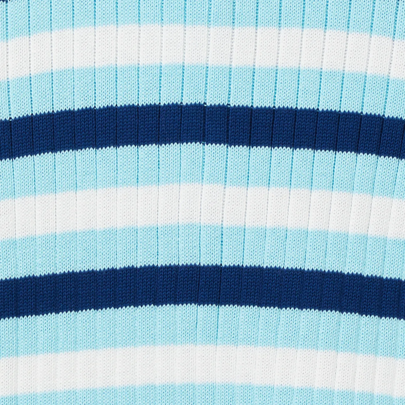 STRIPED CROPPED POLO