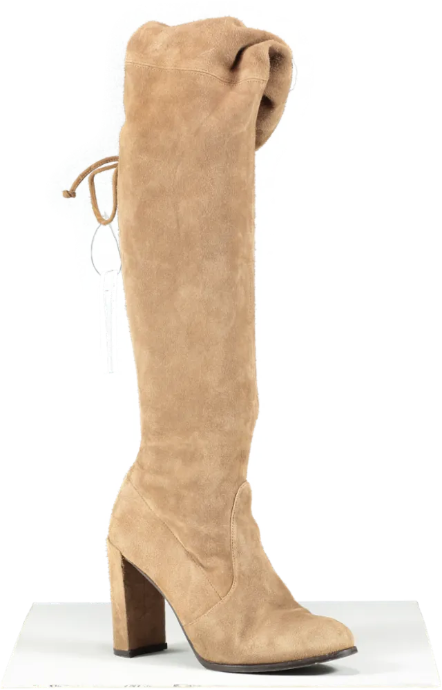 Stuart Weitzman Brown Highland Suede Over-the-knee Boots UK 4 EU 36