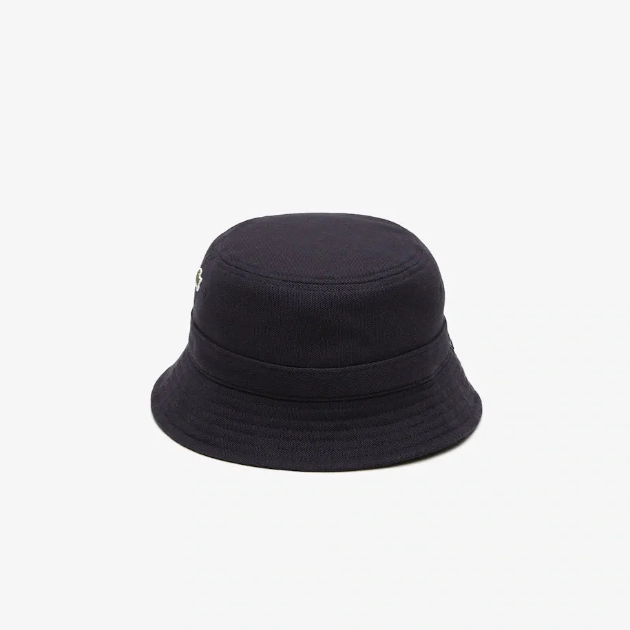 Unisex Organic Cotton Bucket Hat - Navy Blue  HDE - RK2056