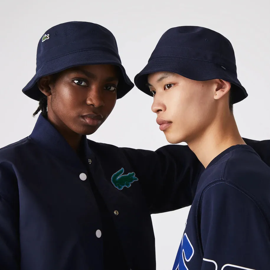 Unisex Organic Cotton Bucket Hat - Navy Blue  HDE - RK2056