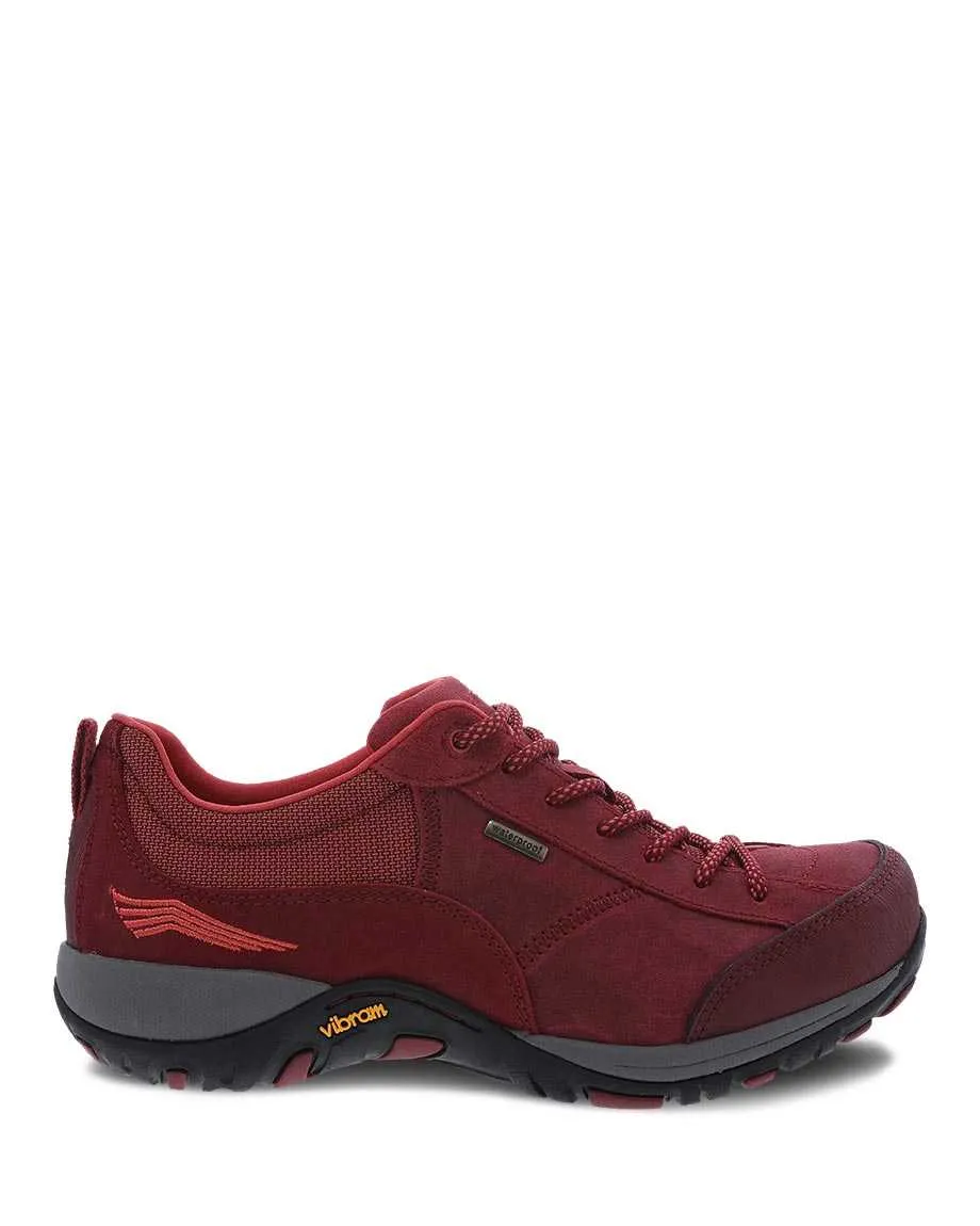 Women's Dansko Paisley Color: Red Burnished Suede