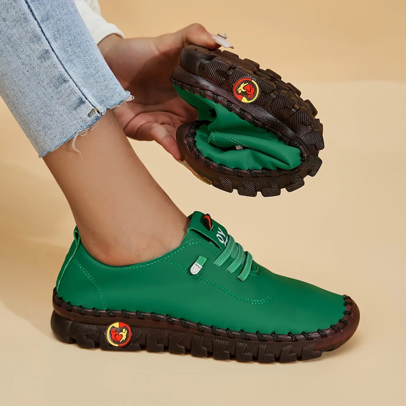 Women's Yellow SlipOn Sneakers Comfy NonSlip For Summer And AllSeasons
