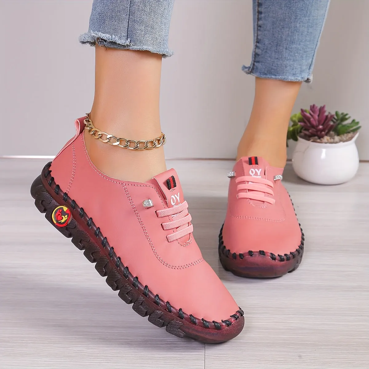 Women's Yellow SlipOn Sneakers Comfy NonSlip For Summer And AllSeasons